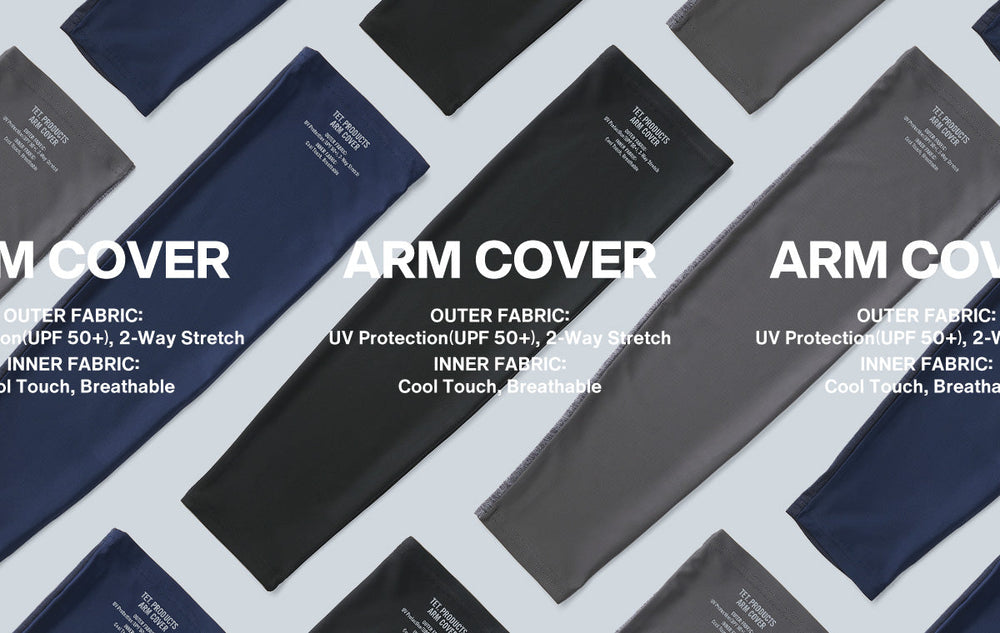 男性向けUVケアアームカバー<br>