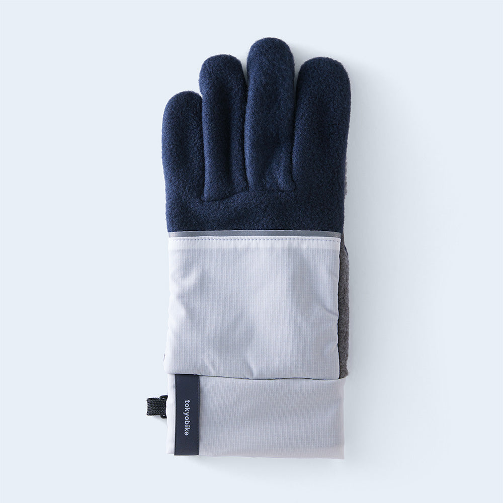 tokyobike + tet. commuter gloves LARGE navy & white
