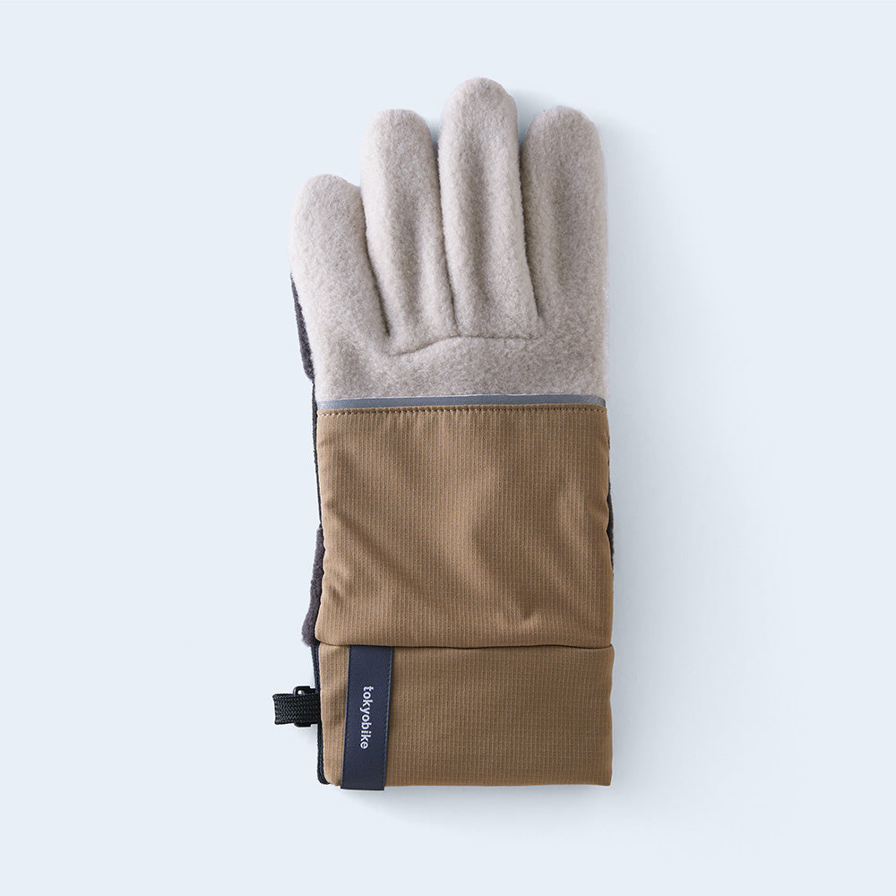 tokyobike + tet. commuter gloves MEDIUM ivory & beige