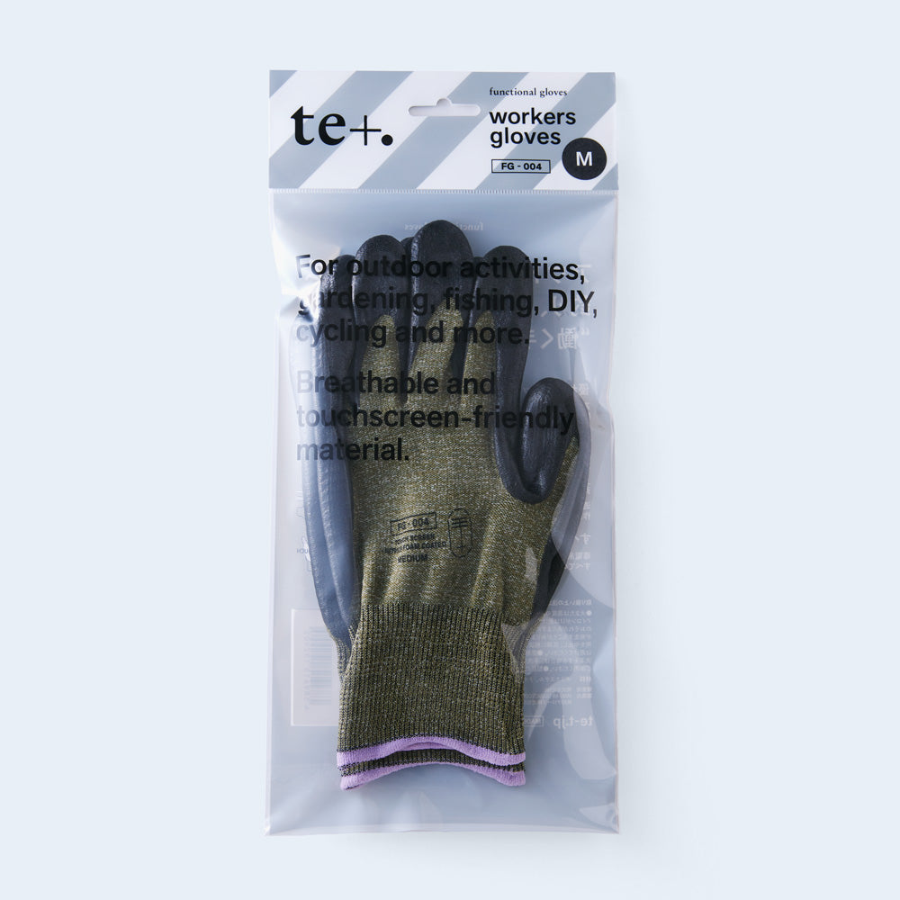 workers gloves MEDIUM charcoal