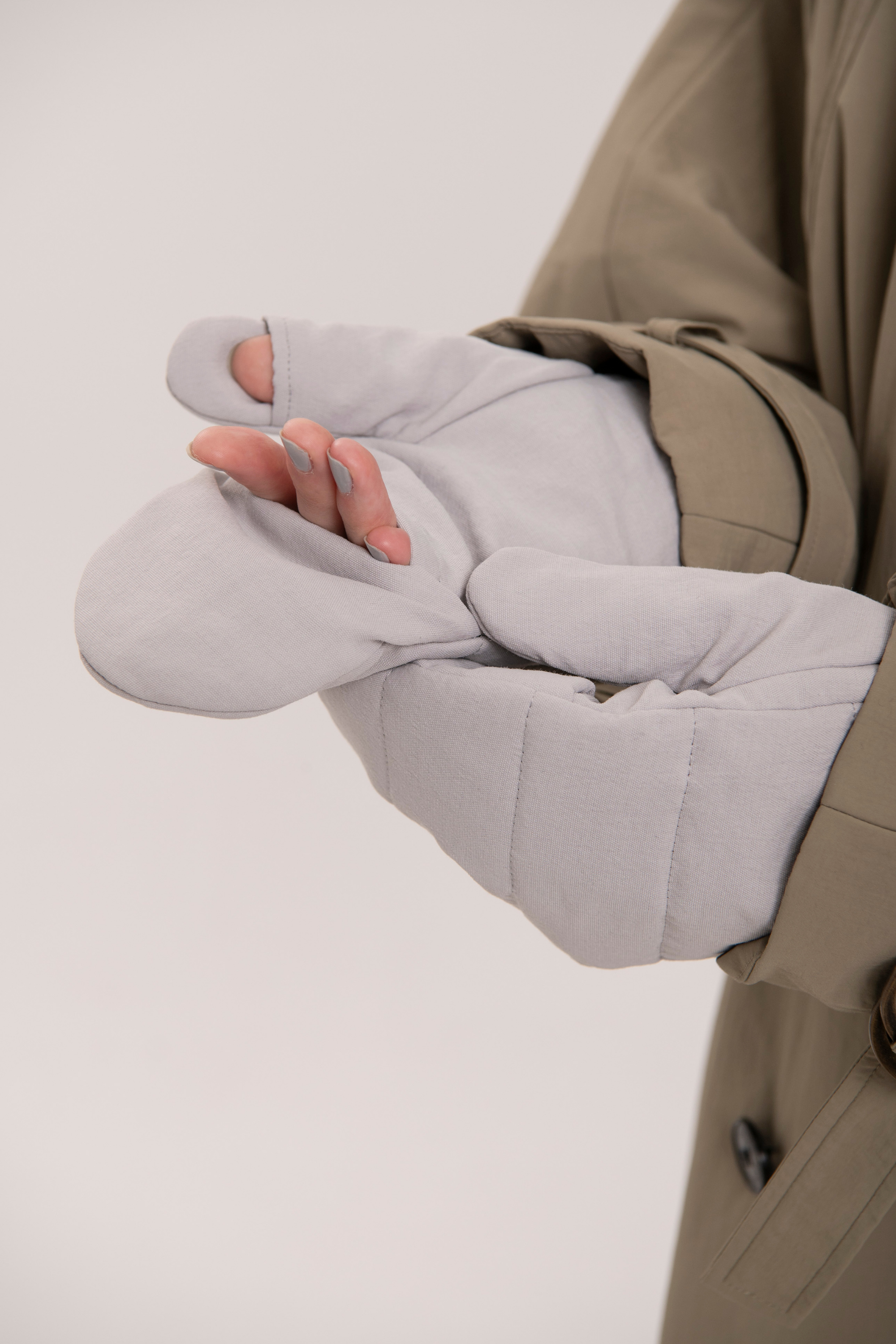 カポックバルキーミトン WOMEN gray