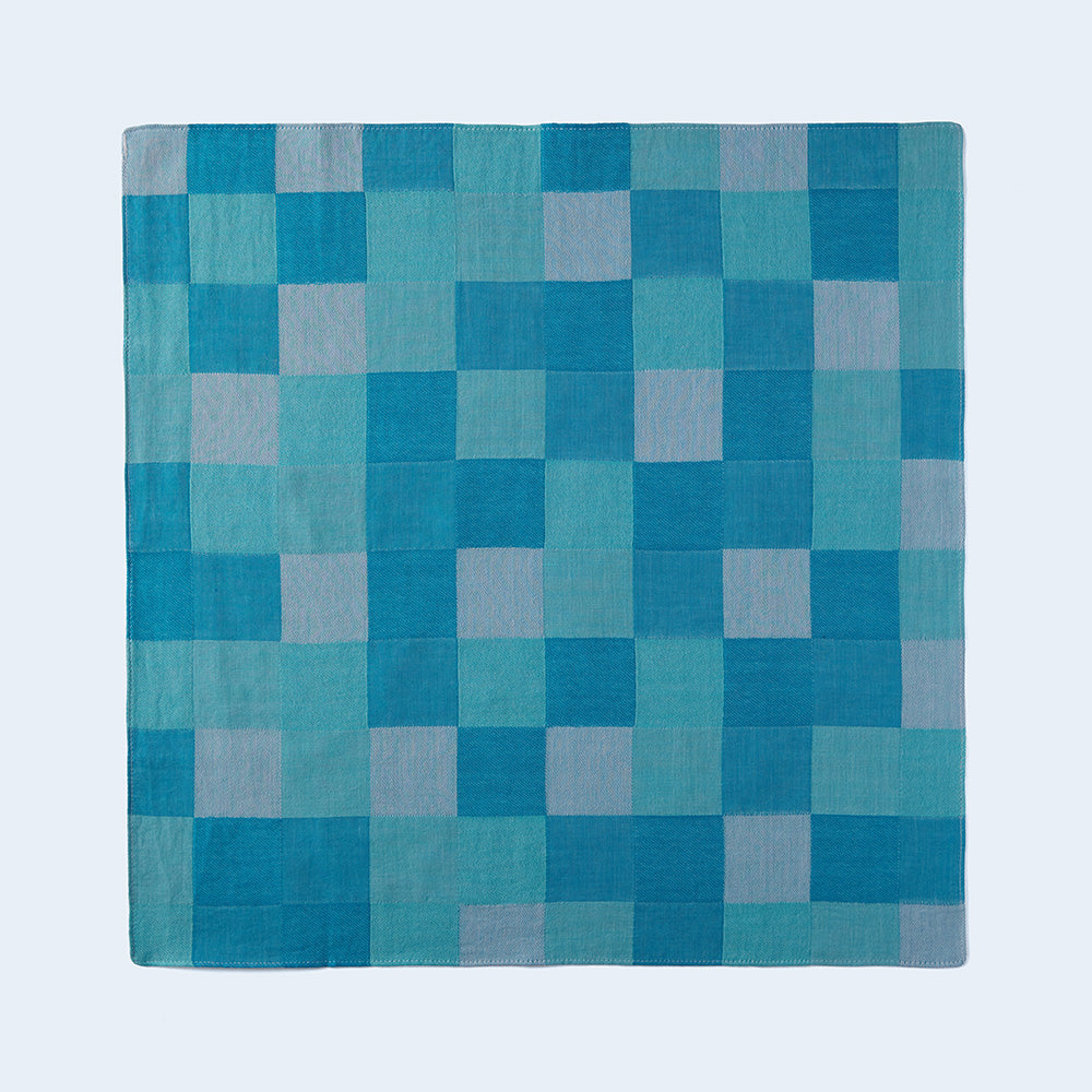 【予約】block check / blue green