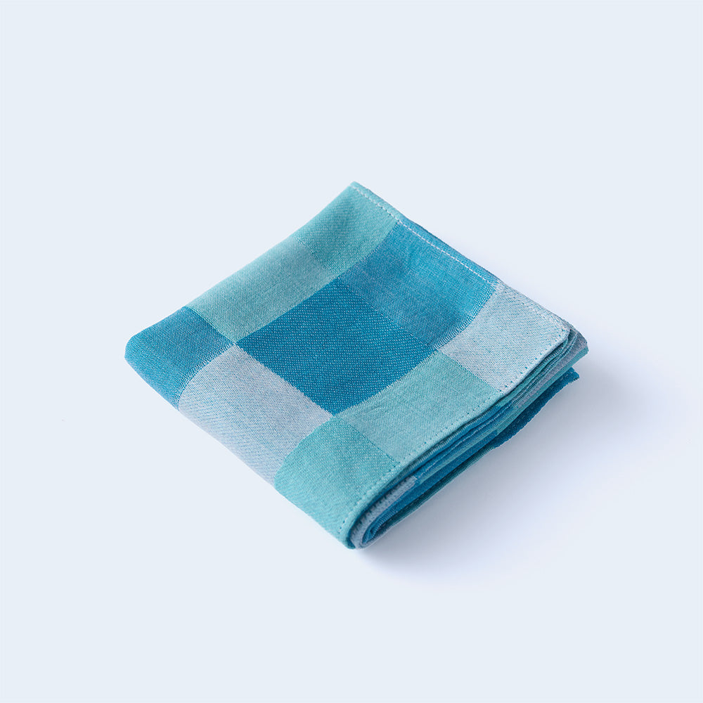 【予約】block check / blue green