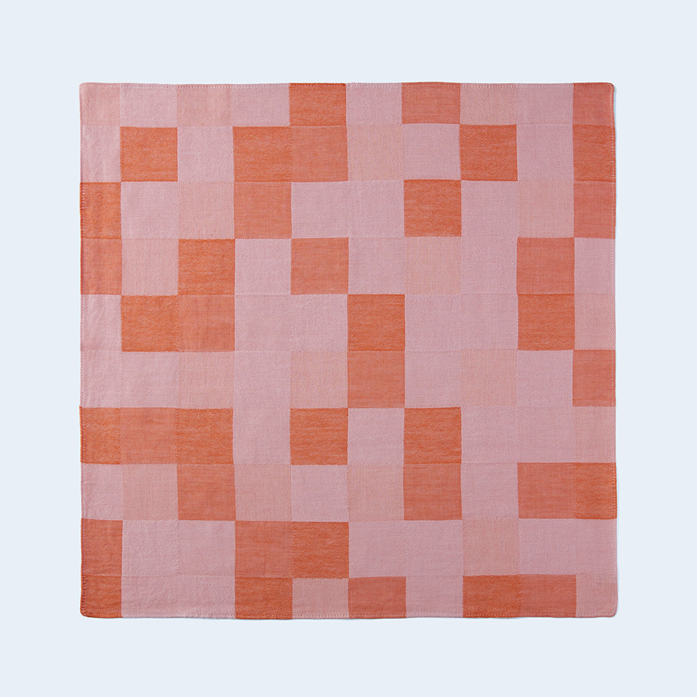 【予約】block check / orange