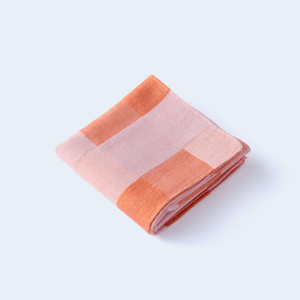 【予約】block check / orange