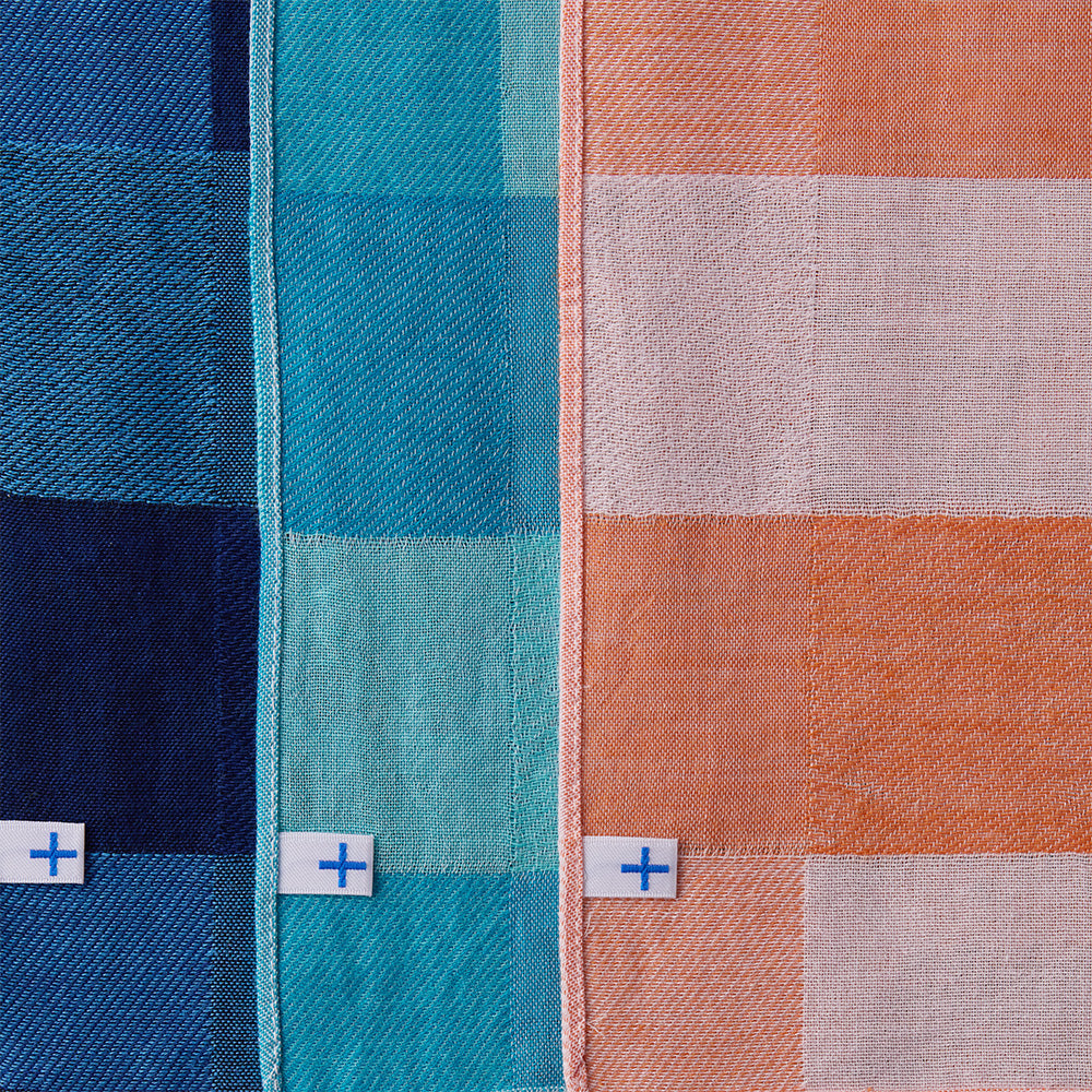 【予約】block check / orange