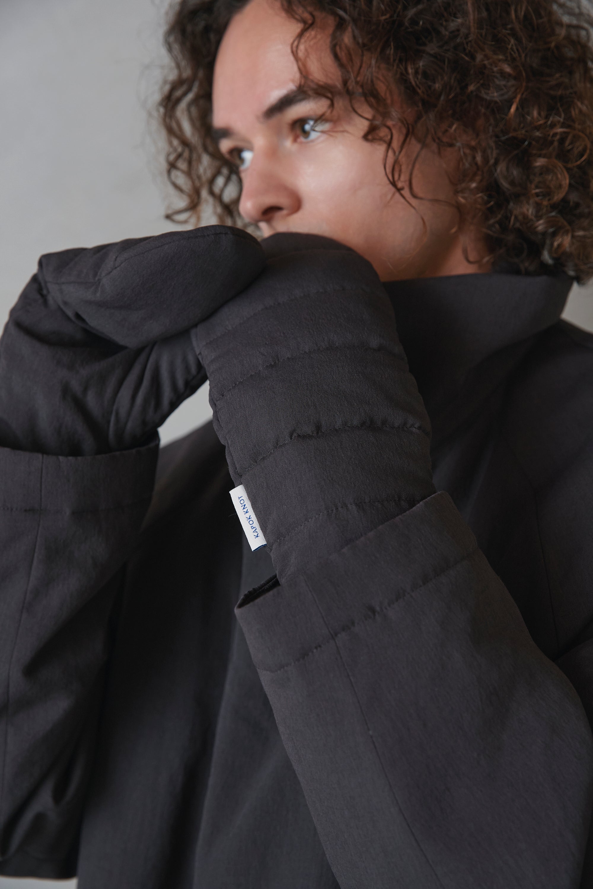 【予約】カポックバルキーミトン MEN charcoal