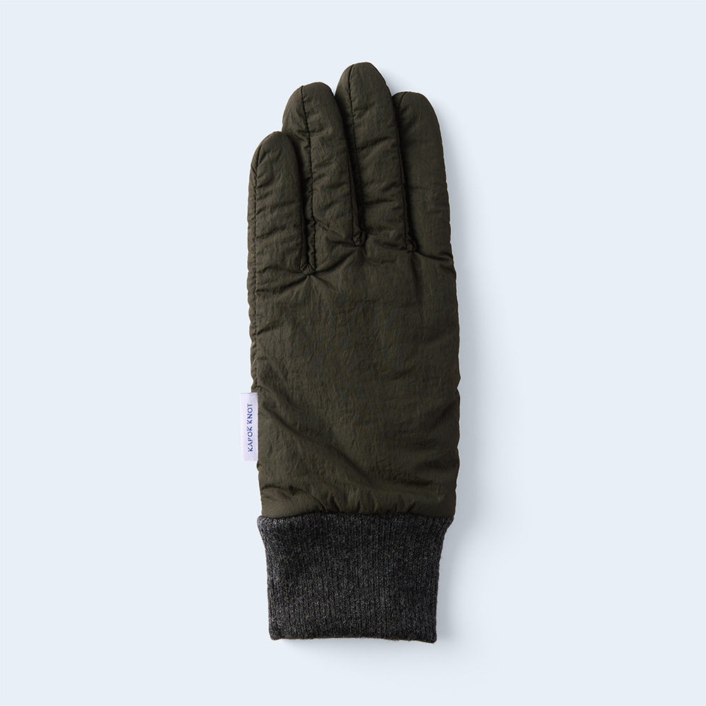 【予約】カポックリンクルグローブ MEN olive