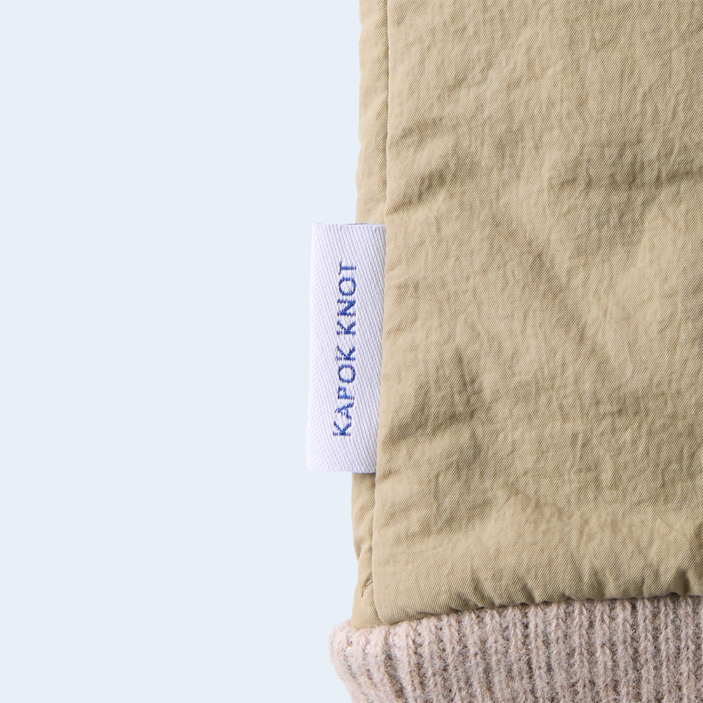 【予約】カポックリンクルグローブ MEN beige