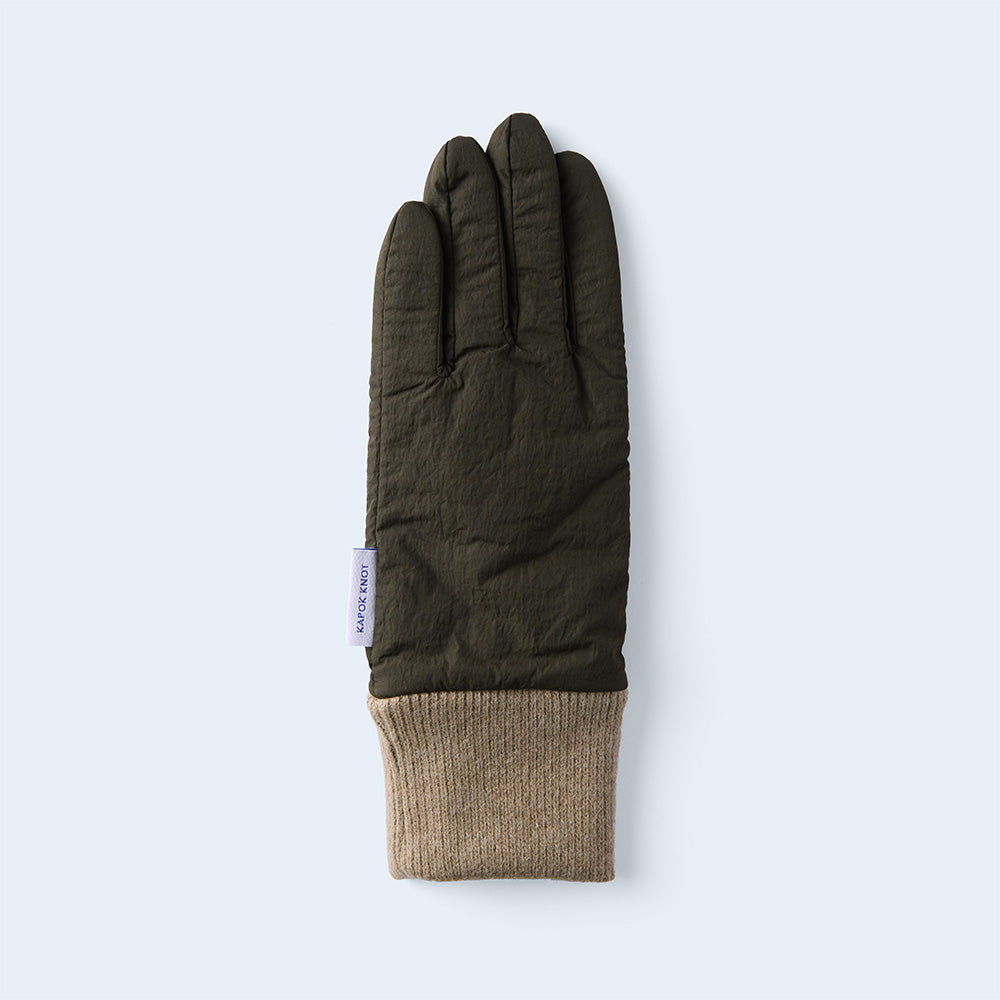 【予約】カポックリンクルグローブ WOMEN olive