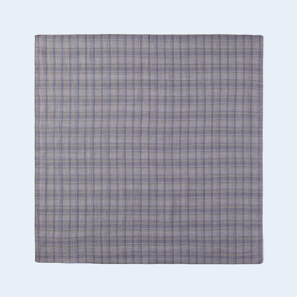 【予約】layered check / gray