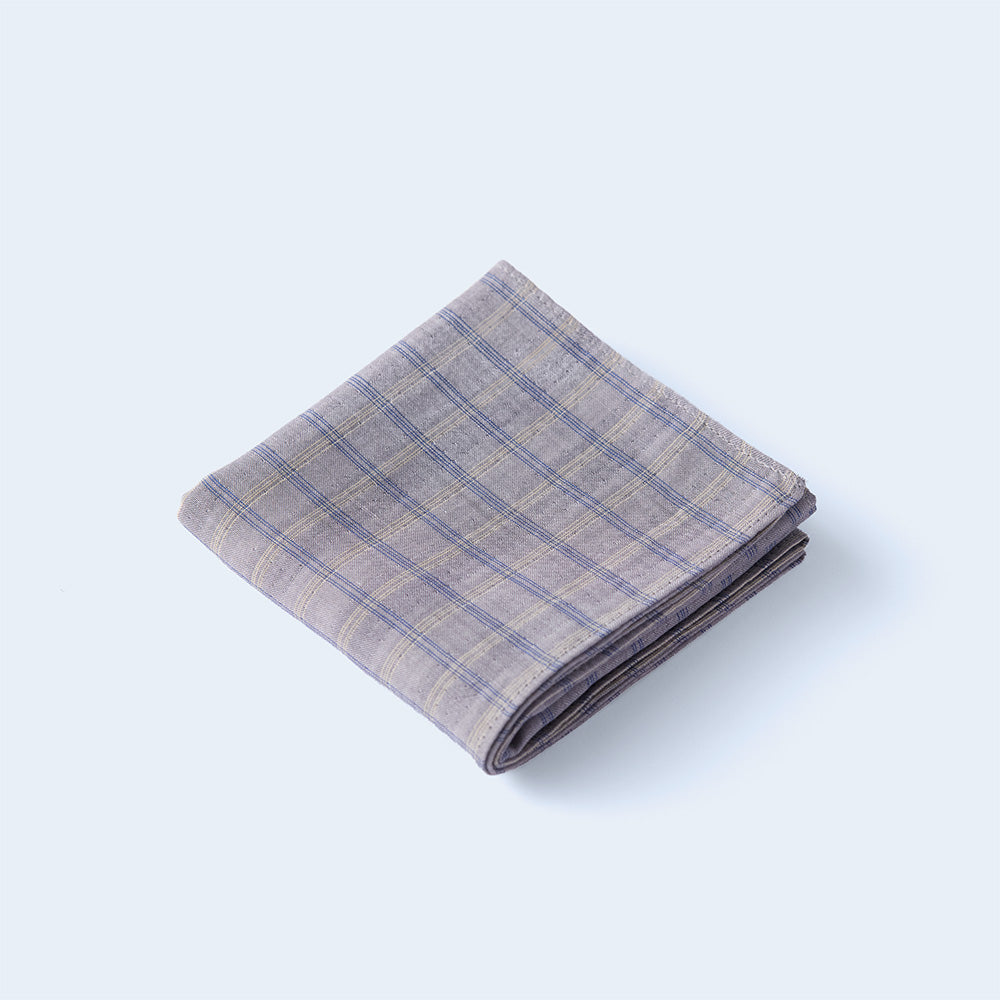 【予約】layered check / gray