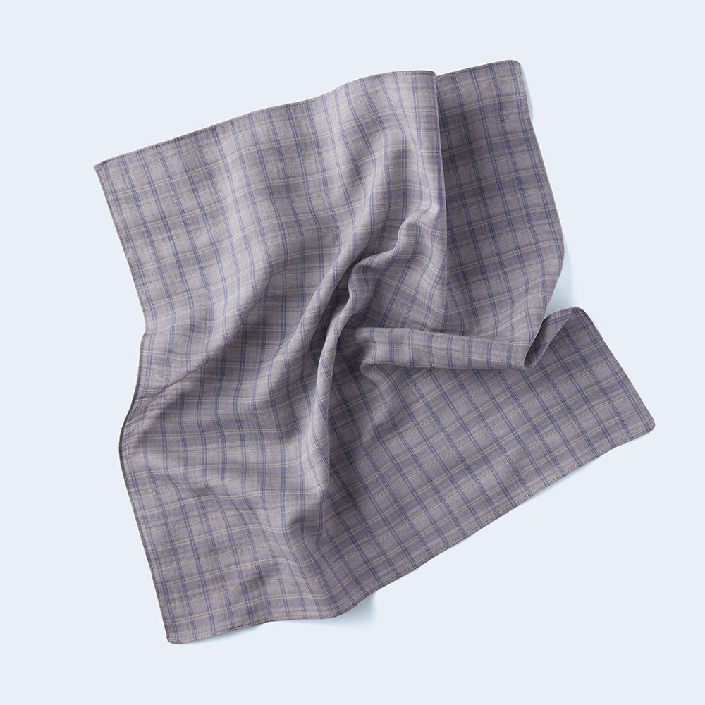 【予約】layered check / gray