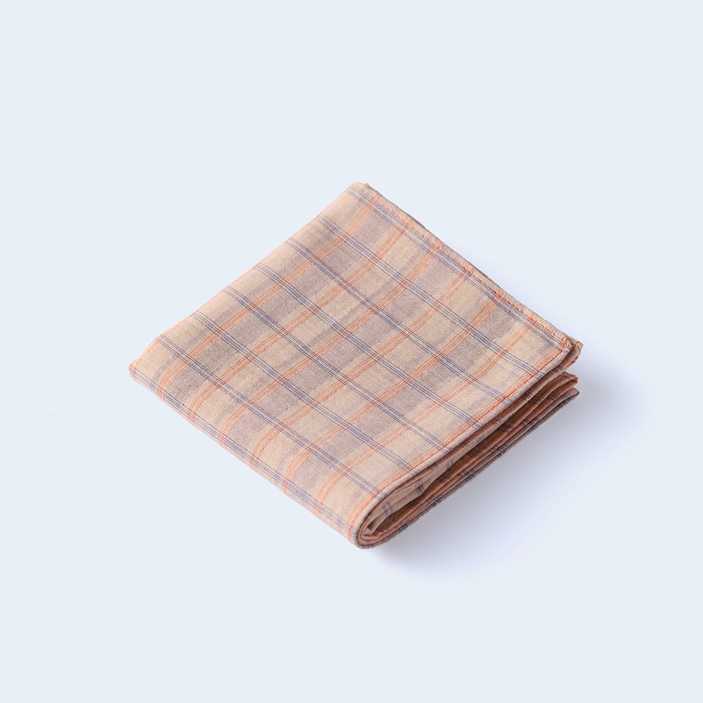 【予約】layered check / orange