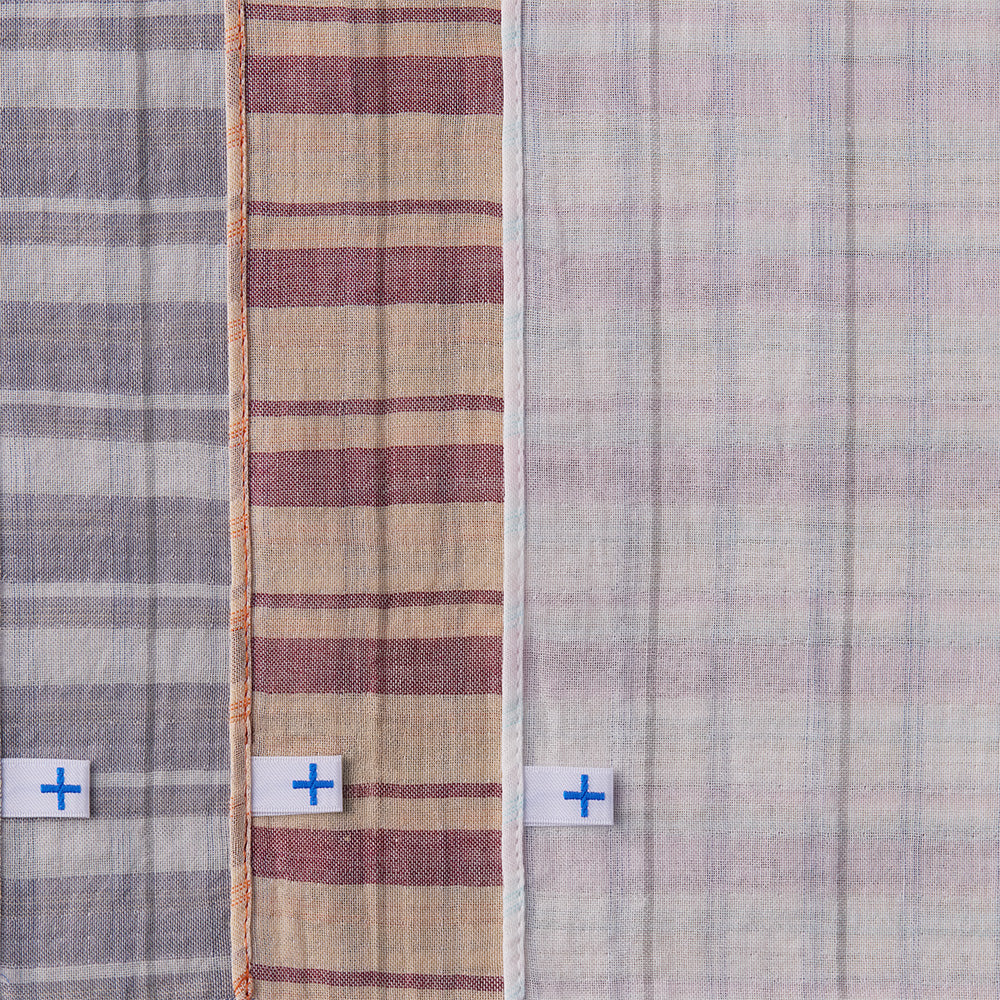 【予約】layered check / gray