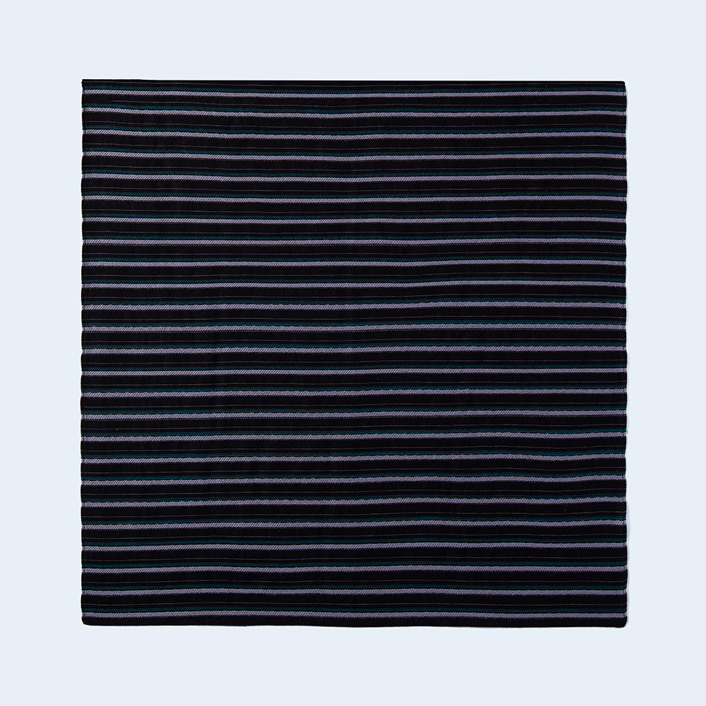 【予約】multi stripe / black & green