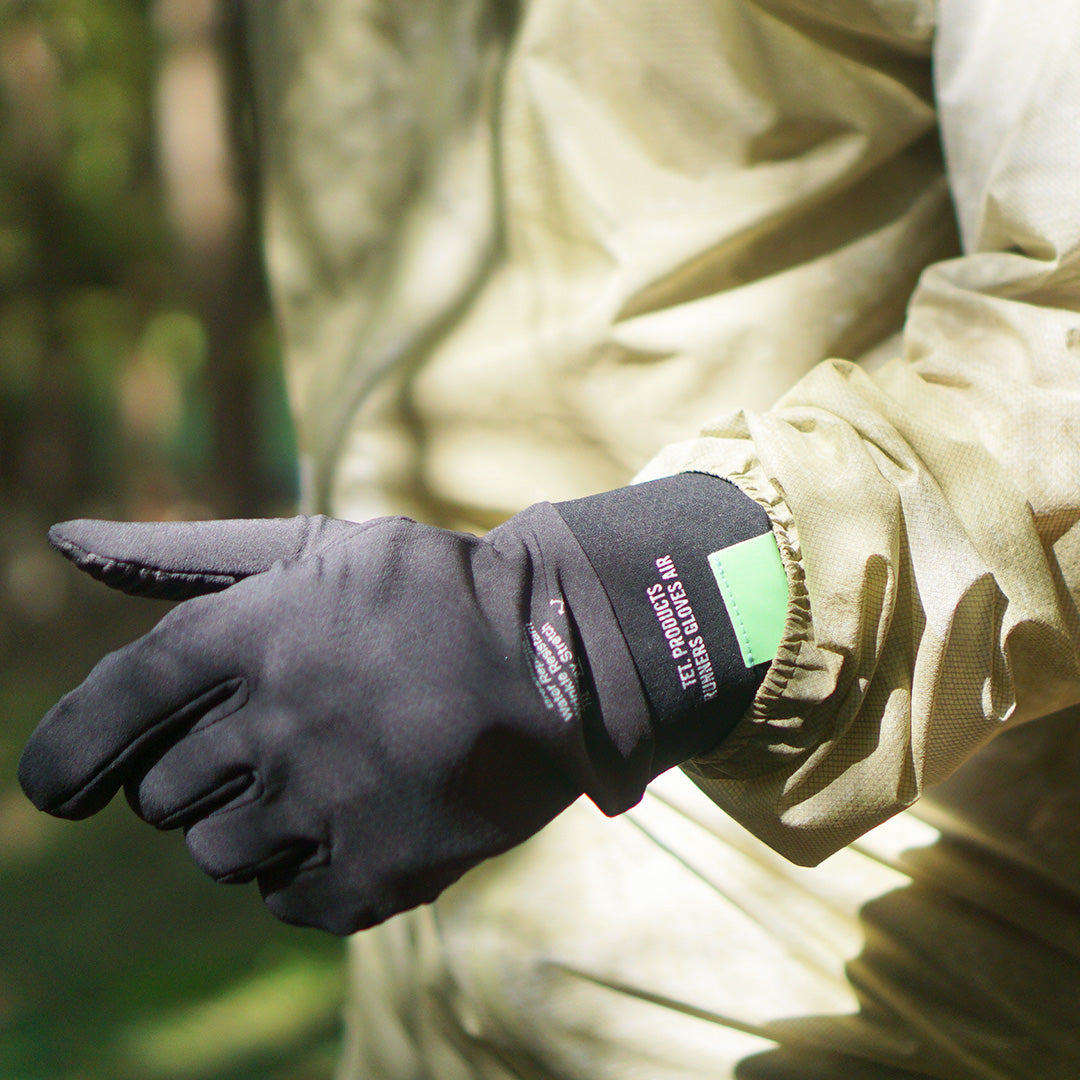 runners gloves air MEN dark gray