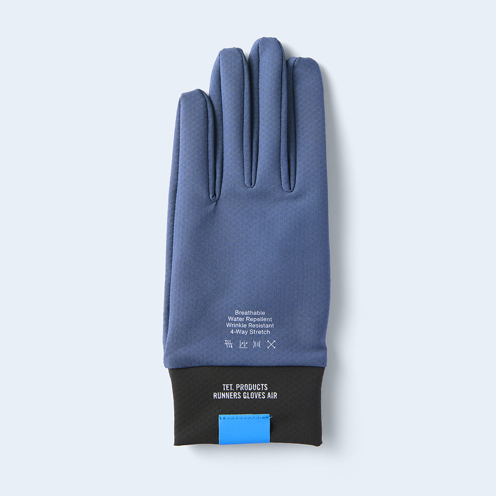runners gloves air MEN blue