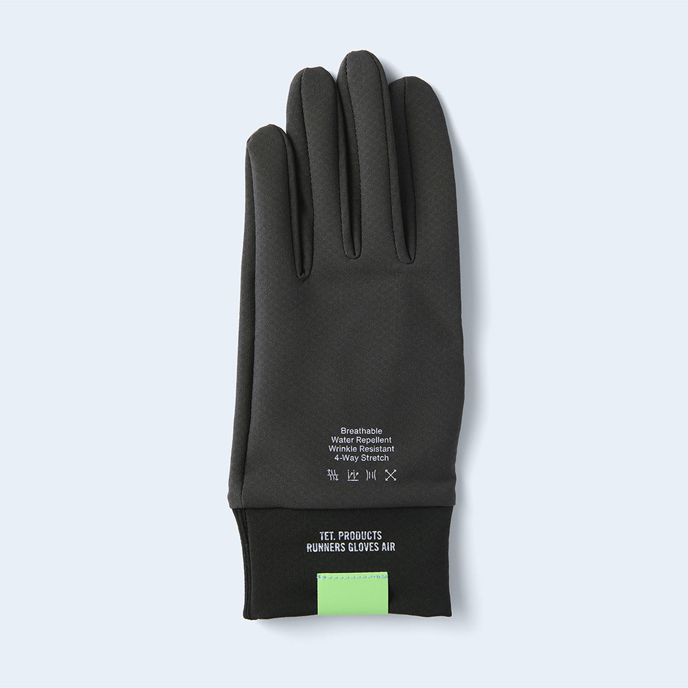 runners gloves air MEN dark gray