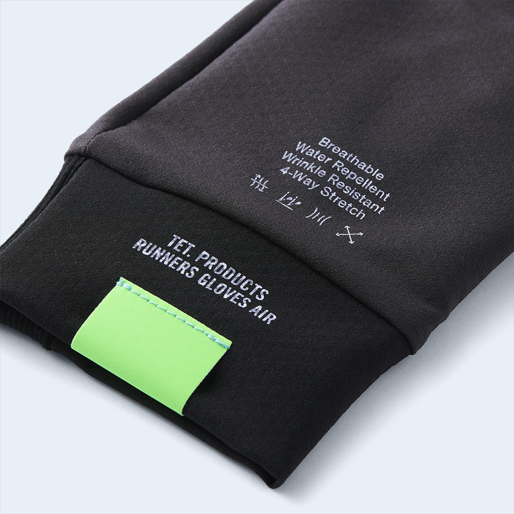 runners gloves air WOMEN black