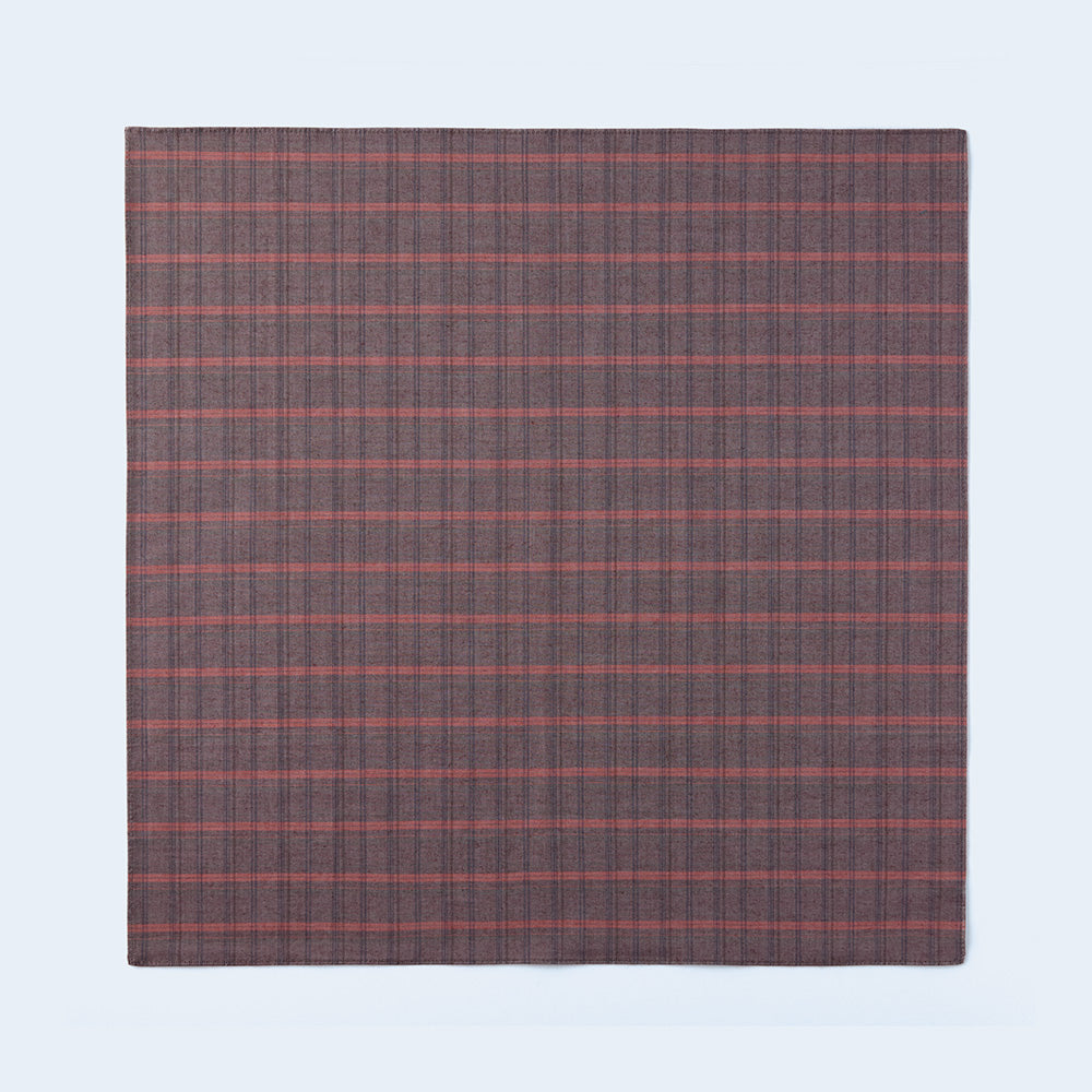 【予約】silky check / brown