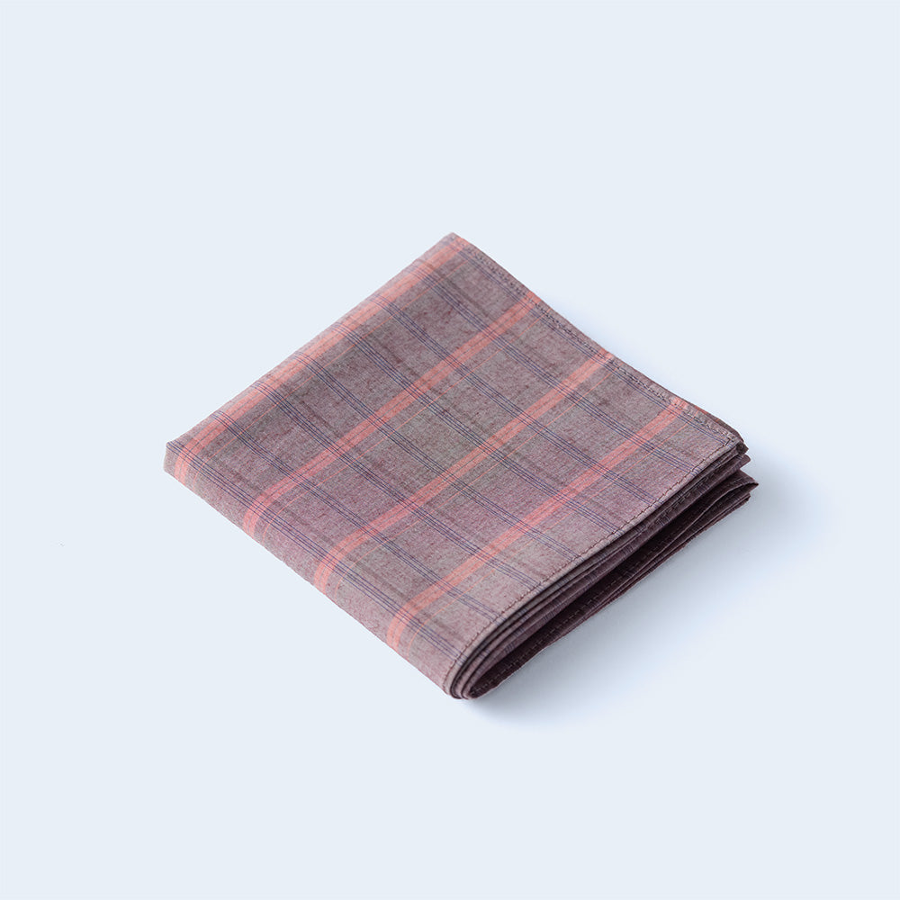 【予約】silky check / brown