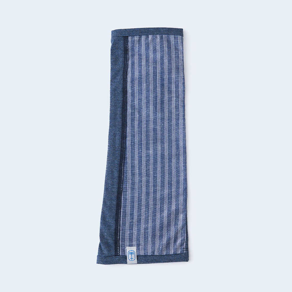 sunny cloth stripe 1/2　blue