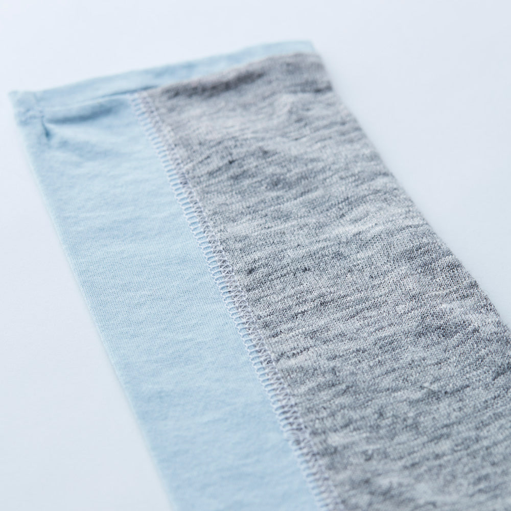 sunny cloth basic　light blue & gray