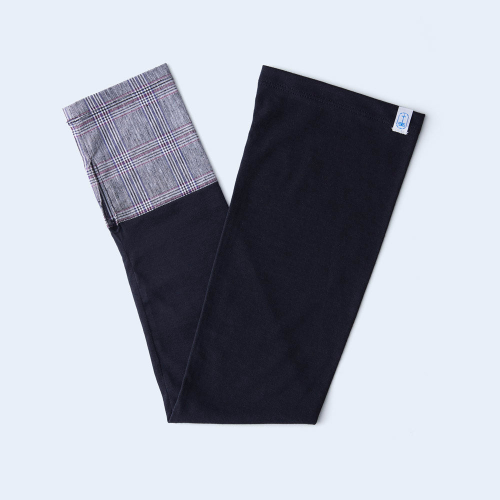 sunny cloth check cuff　gray & black