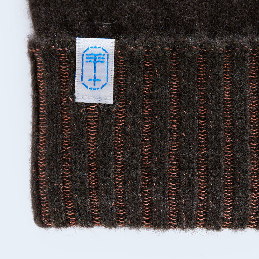 te+.(テト) tenjiku WOMEN dark navy tenjikucolorrib_WOMEN_charcoal