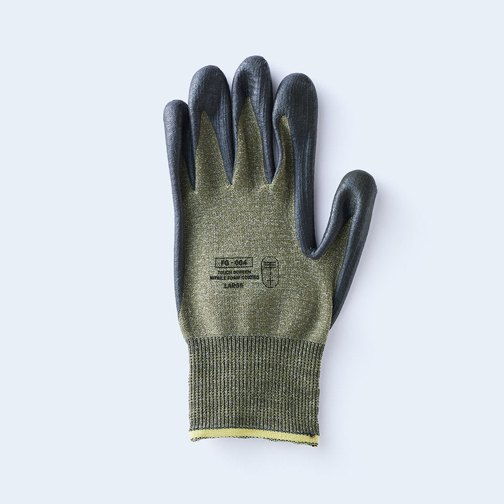workers gloves LARGE olive