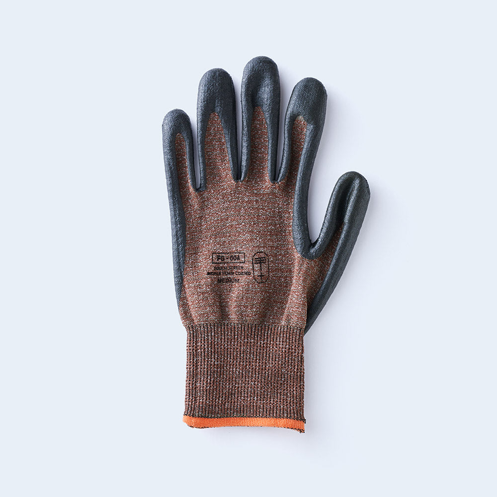 workers gloves MEDIUM brown